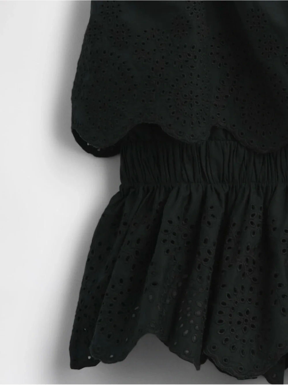 GAP Poplin Eyelet Ruffle Top - Picture 10 of 12